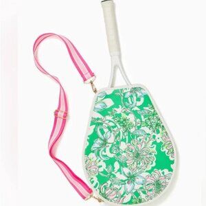 NWT Lilly Pulitzer Tennis Racket Cover With Shoulder Strap